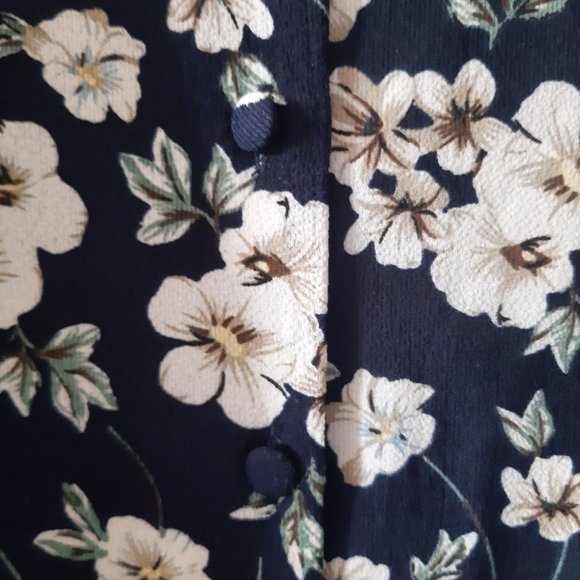 Le Chateau Floral Printed Crepe De Chine Tunic Dress - Picture 8 of 13